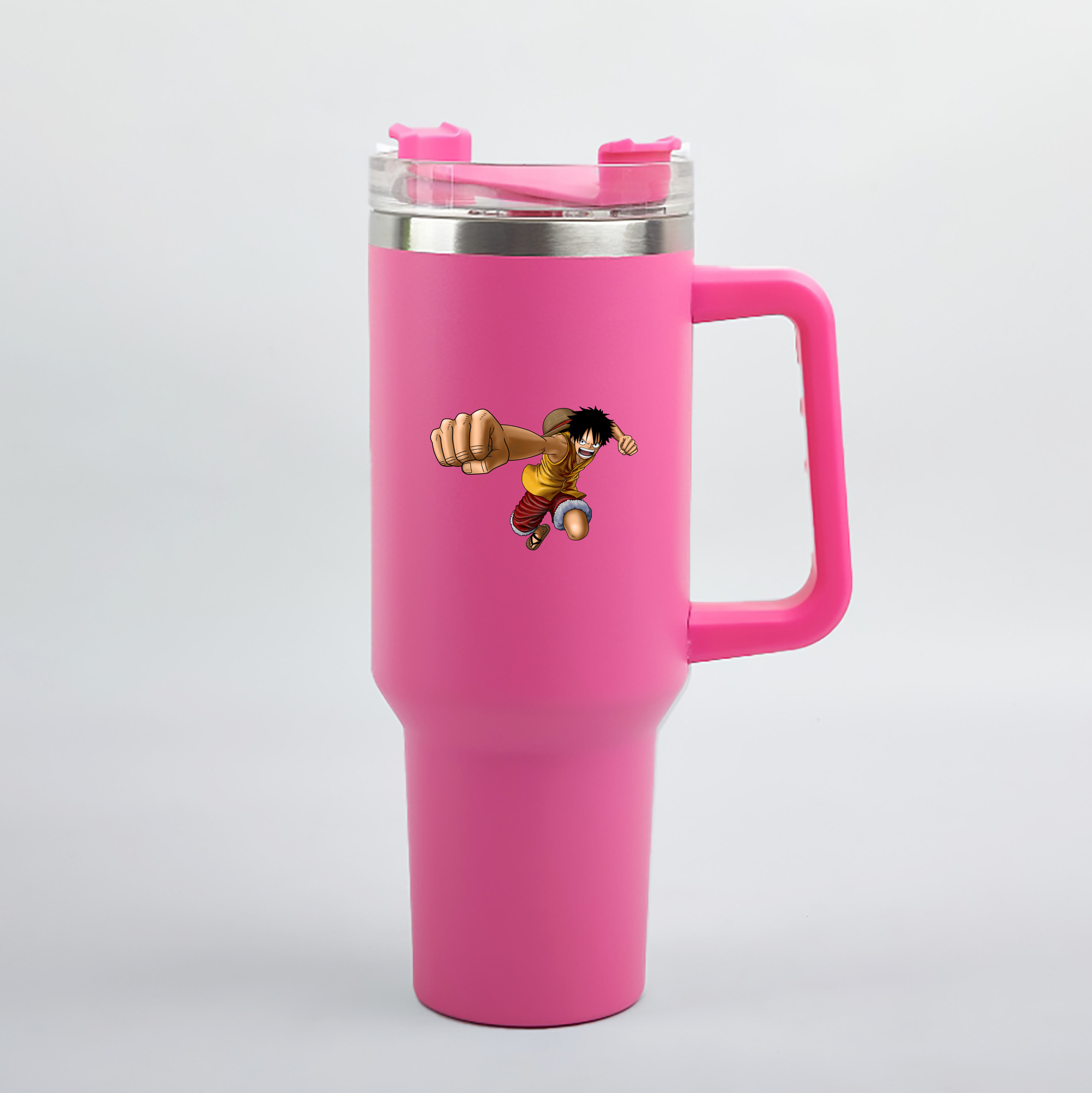 ワンピース モンキー・D・ルフィ ONE PIECE Monkey D. Luffy 1200mL車用タンブラー（カラープリント）